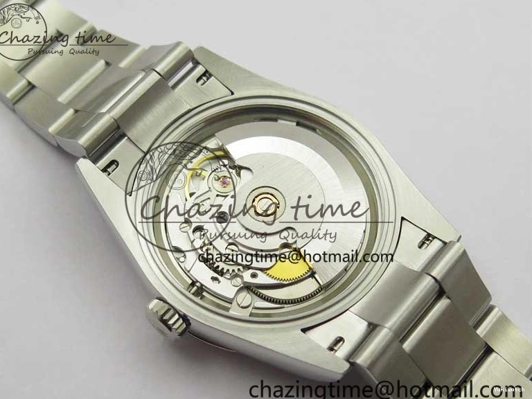 Blue 36mm Perpetual Dial Edition BP Best Bracelet 126000 Dark Oyster on SS 0412